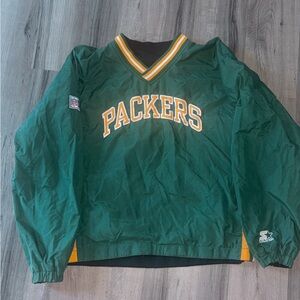 STARTER NFL GreenBay Packers Reversible Pullover